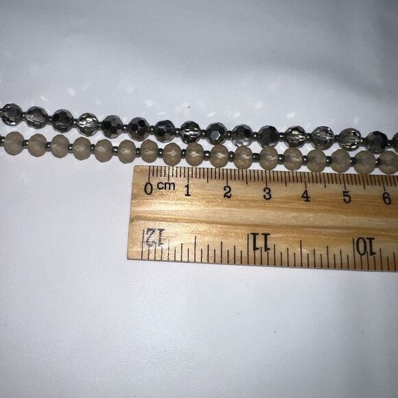 Saylor Silver Beaded Tassel Necklace - Picture 8 of 8